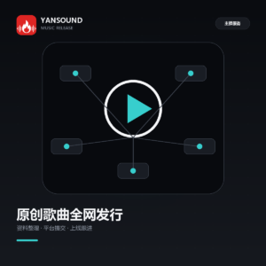 主播原创单曲全网音乐平台发行｜歌曲上架 资料整理 上线跟进