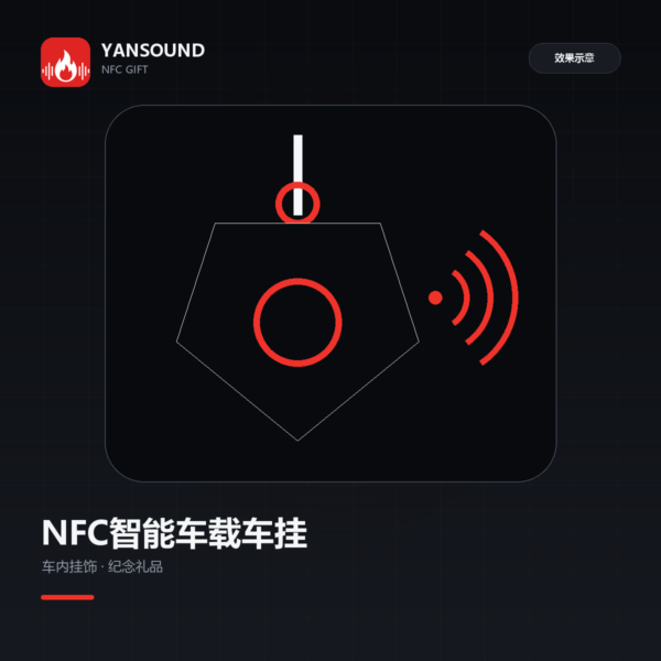 主播NFC智能车载车挂定制｜车内挂饰 大哥专属纪念礼品